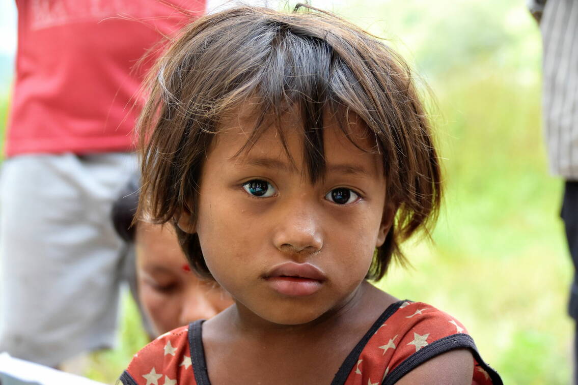 Fille Chepang à Cisapani