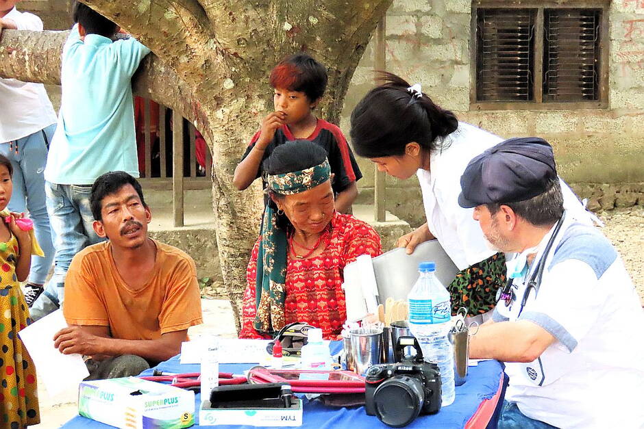 Health Camp on Biman