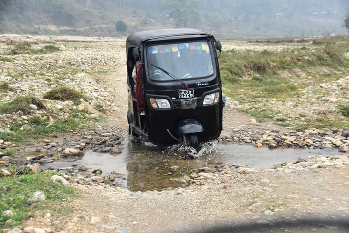 Along the Rapti River on the Way to Camps