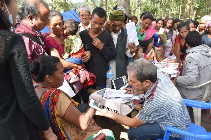 Support médicale dans la jungle