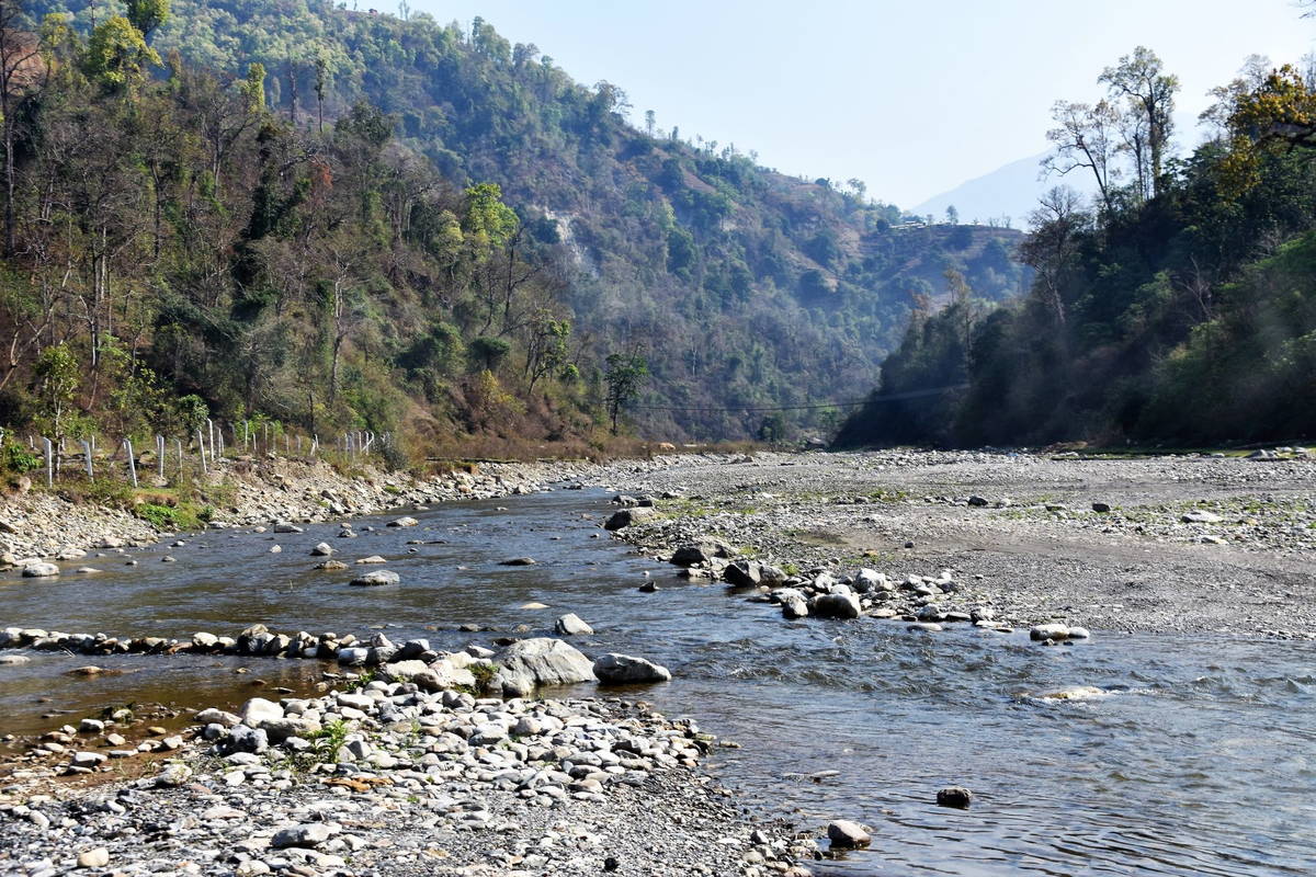 On the Way to Camps upward the Rapti River