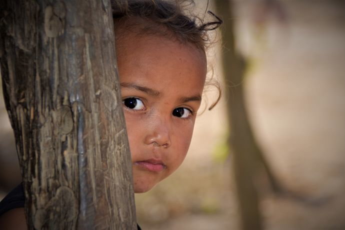 Girl in a Chepang Village