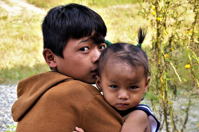 Brother and Sister, Rapti River
