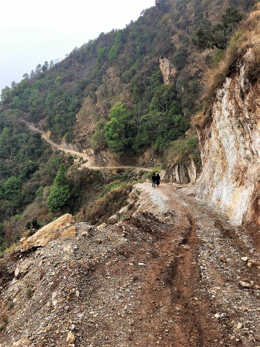 On the Way to Chepang Villages