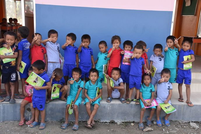 Students of Antyodaya school