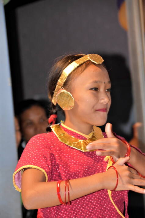 Dancing at Antyodaya School