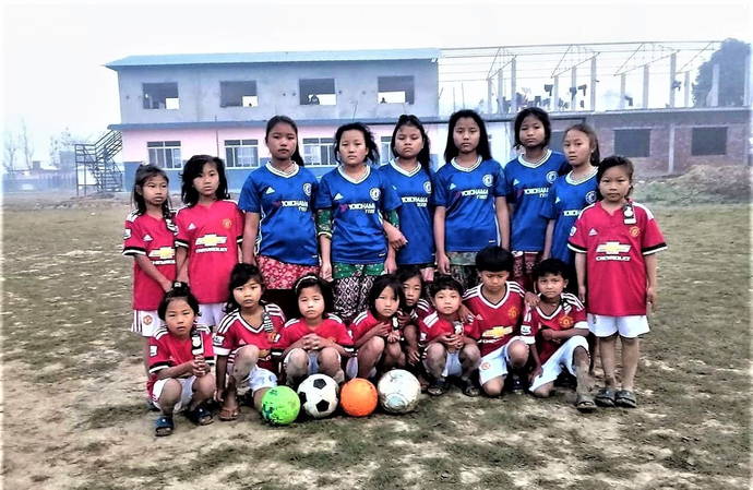 Socker Team at Antyodaya School