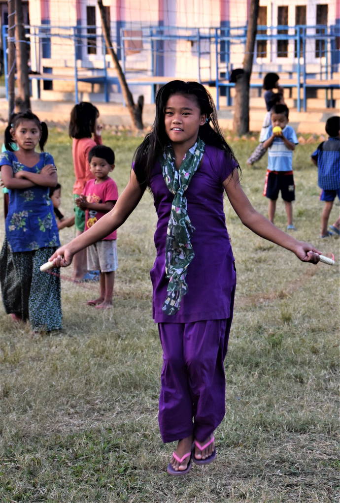 Chepang Girl at Antyodaya School