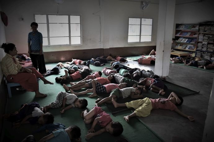 Dormitory in Antyodaya school