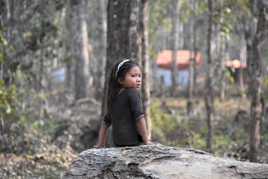 Nameless Chepang Girl at Chisapani