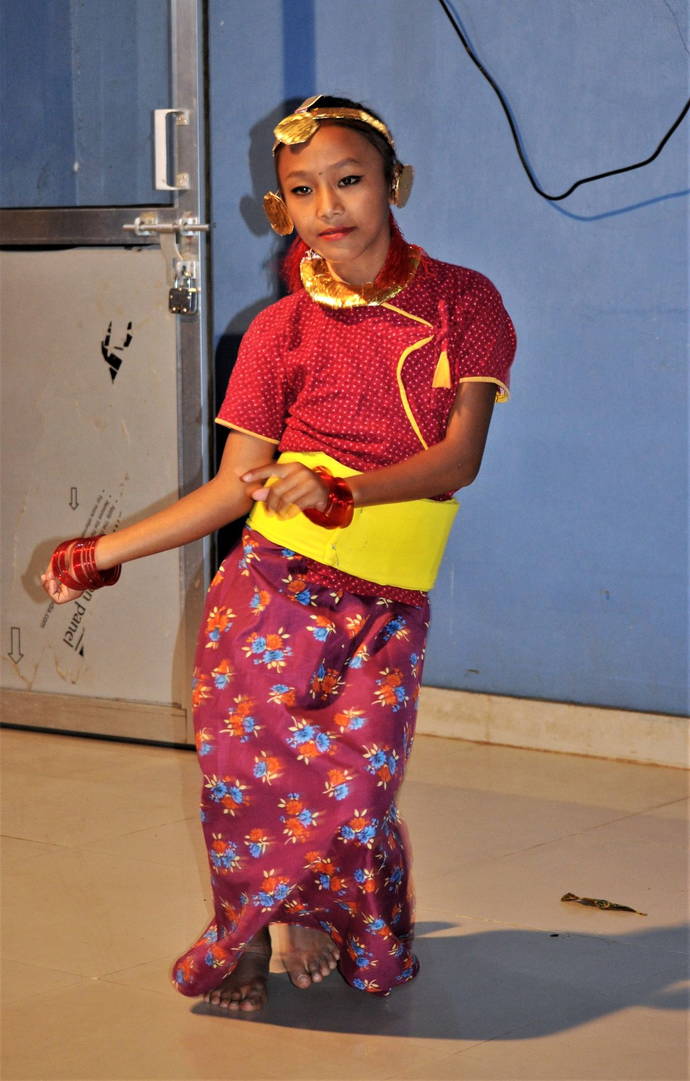 Dancing at Antyadaya School