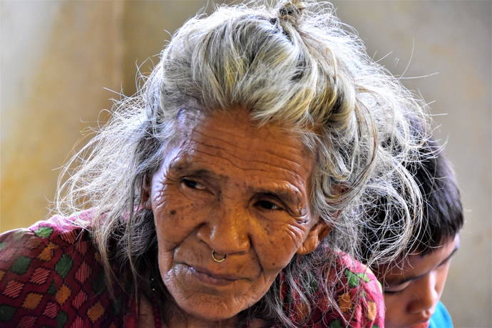 Older Women, Slums near Hetauda
